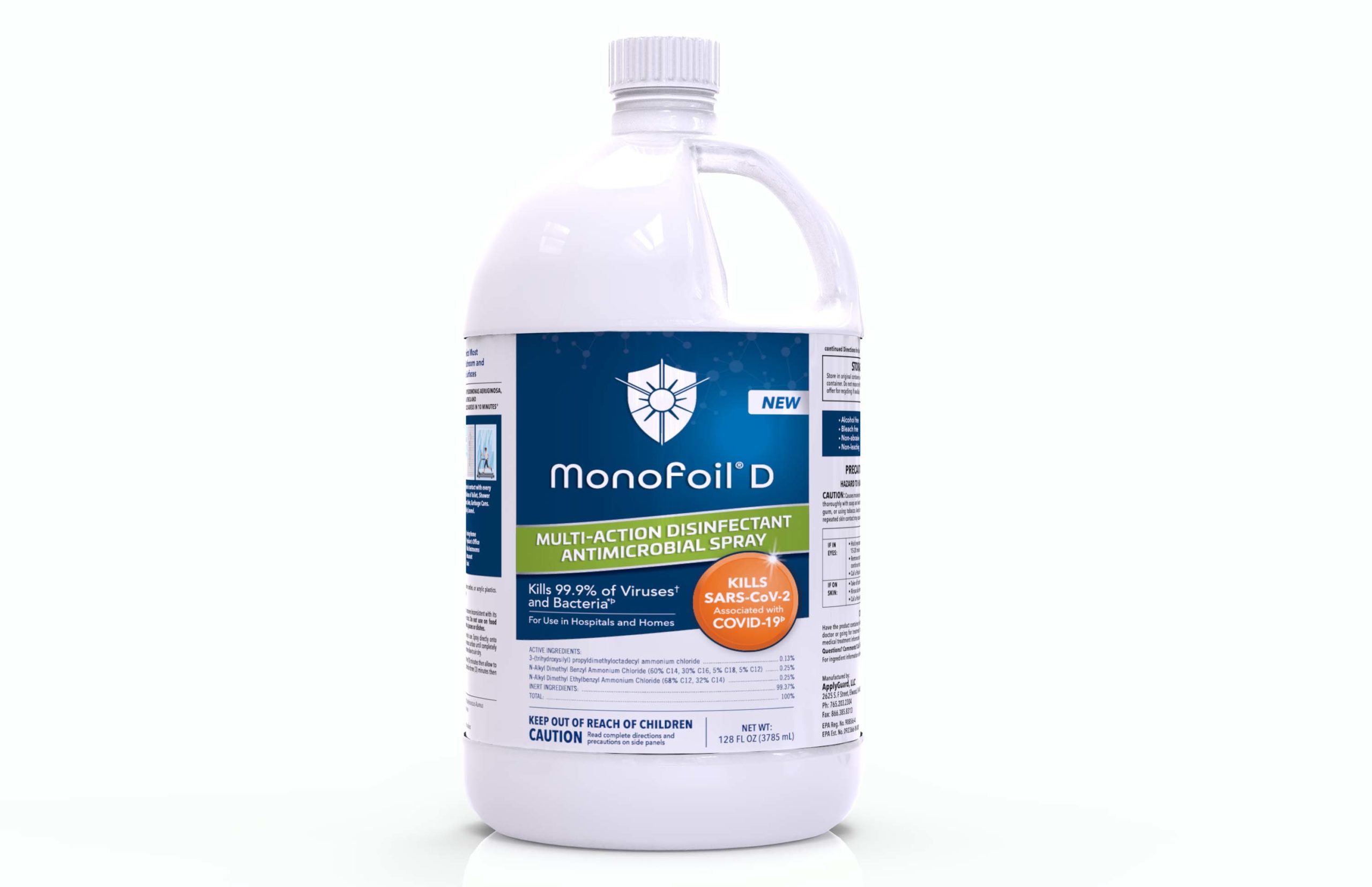 MonoFoil D 128oz COVID Label